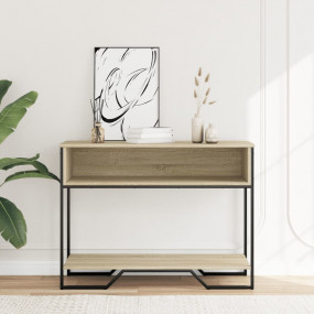 Console Table Sonoma Oak Engineered Wood Medium Console...