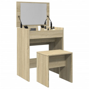 Dressing Table Sonoma Oak Engineered Wood Medium Dressi...
