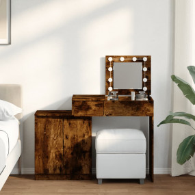 Dressing Table Smoked oak Engineered wood