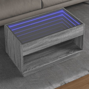 Coffee Table Grey sonoma Engineered wood, glass 35.4x19...