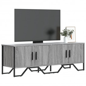 TV Cabinet Gray Sonoma Engineered wood, metal Medium TV...
