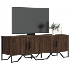 TV Cabinet Brown oak Engineered wood 48 in TV Cabinet