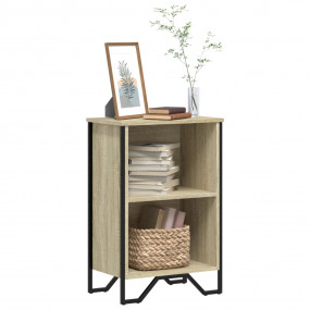 Bookcase Sonoma oak Engineered wood, metal Medium Bookc...