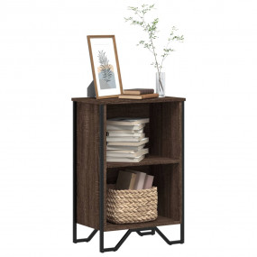 Bookcase Brown Oak Engineered wood, Metal 19.7 x 12.2 x...