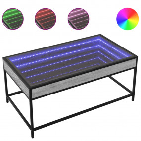 Coffee Table Grey sonoma Engineered wood, glass, metal