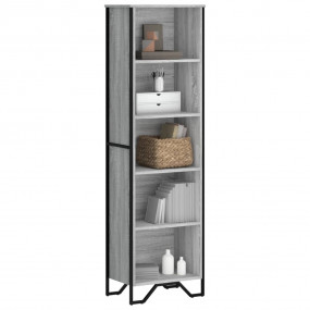 Bookcase Gray Sonoma Engineered wood 19.7x12.2x66.5 in ...
