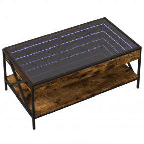Coffee Table Smoked Oak Engineered wood, Glass, Metal M...