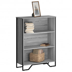 Bookcase Grey Sonoma Engineered Wood Medium Bookcase