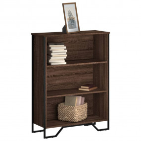 Bookcase Brown oak Engineered wood Medium Bookcase Rect...