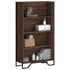 Bookcase Brown Oak Engineered wood Medium Bookcase Rect...