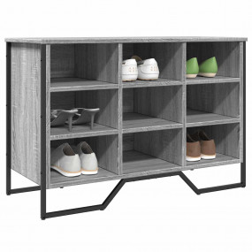 Shoe Cabinet Grey Sonoma Engineered wood, Metal Medium