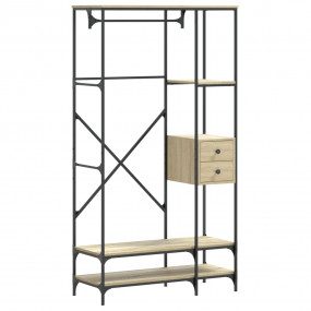 Clothes Rack Sonoma oak Engineered wood Medium Clothes ...