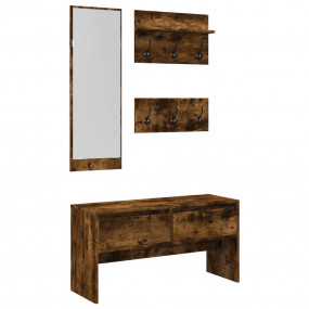Hallway Furniture Set Smoked Oak