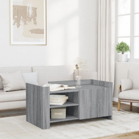 Coffee Table Gray Sonoma Engineered Wood Medium Coffee ...