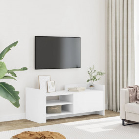 TV Cabinet White Engineered wood 39.4 in x 13.8 in x 15...