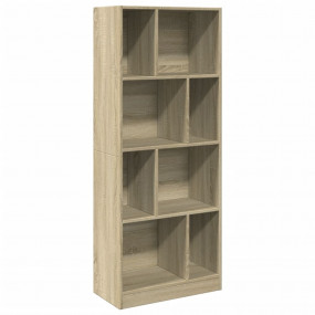 Bookcase Sonoma Oak Engineered Wood Medium Shelving Boo...