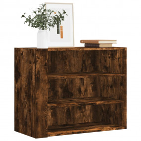 Wall Cabinet Smoked Oak Engineered Wood 29.5 x 13.8 x 2...