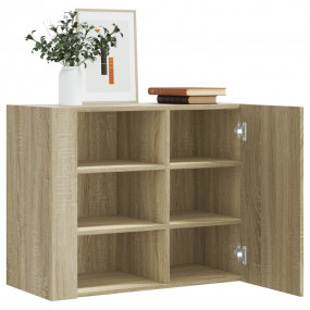 Wall Cabinet Sonoma Oak Engineered Wood Medium Wall Cab...