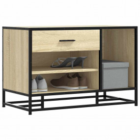 Shoe Bench Sonoma oak Engineered wood, metal Medium Sho...