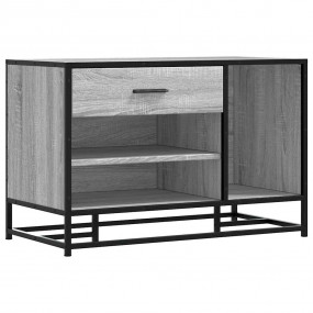 Shoe Bench Grey Sonoma Engineered wood, metal Medium Sh...