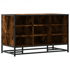 Shoe Bench Smoked oak Engineered wood and metal Medium ...
