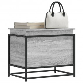 Storage Box Grey sonoma Engineered wood, metal Medium R...