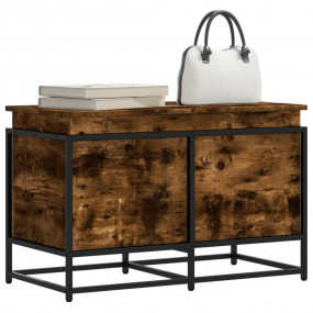 Storage Box Smoked oak Engineered wood, metal 31.5x15.7...