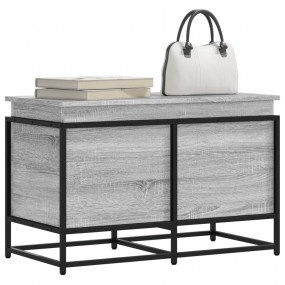 Storage Box Grey Sonoma Engineered wood, Metal Medium S...