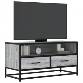 TV Cabinet Grey Sonoma Engineered wood, Metal Medium TV...