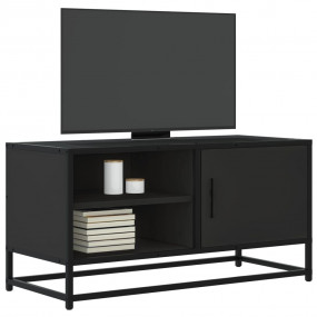 TV Cabinet Black Engineered wood Medium TV Cabinet Rect...