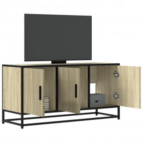 TV Cabinet Sonoma Oak Engineered wood, metal Medium TV ...