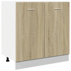 Bottom Cabinet Sonoma Oak Engineered Wood Medium Bottom...