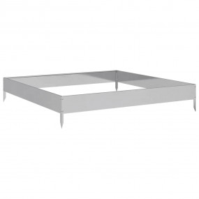 Garden Raised Bed Galvanized Galvanized Steel 39.4x39.4...