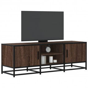 TV Cabinet Brown Oak Engineered wood, metal Medium TV C...