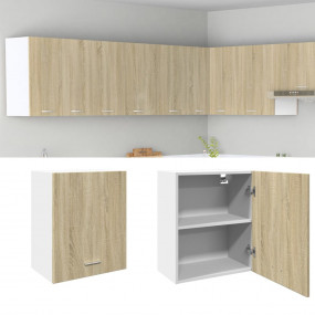 Wall Mounted Cabinet Sonoma Oak Engineered Wood Medium