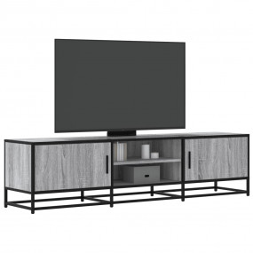 TV Cabinet Grey Sonoma Engineered wood, metal Large TV ...