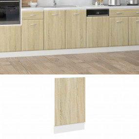 Dishwasher Panel Sonoma oak Engineered wood Medium Dura...