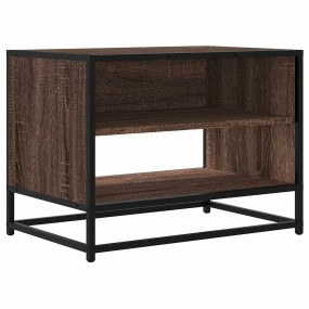 TV Cabinet Brown Oak Engineered Wood Medium TV Cabinet