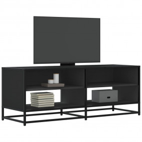 TV Cabinet Black Engineered wood, metal TV Cabinet Rect...