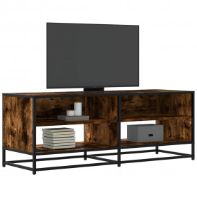 TV Cabinet Smoked Oak Engineered Wood Medium TV Cabinet
