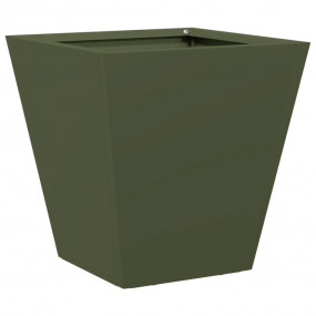 Garden Planter Olive Green Cold-rolled steel 11.8 x 11....