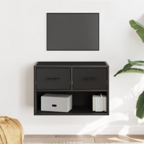 TV Cabinet Black Engineered wood Standard TV Cabinet