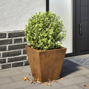 Garden Planter Normal metal color (rust develops over t...