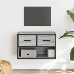 TV Cabinet Grey Sonoma Engineered wood, Metal Medium TV...