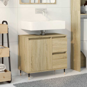 Bathroom Sink Cabinet Sonoma oak Engineered wood