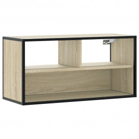 TV Cabinet Sonoma Oak Engineered wood, metal 31.5 in lo...