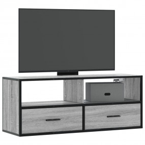 TV Cabinet Grey Sonoma Engineered wood, Metal Medium TV...