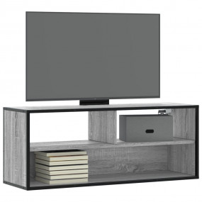 TV Cabinet Grey Sonoma Engineered Wood 39.4 in TV Cabin...