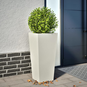 Garden Planter White Cold-rolled Steel Large  Durable