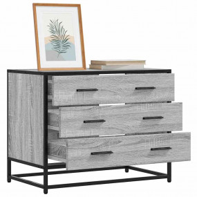 Drawer Cabinet Grey Sonoma Engineered Wood, Metal Mediu...